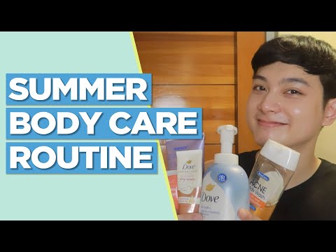 My SUMMER BODY CARE Routine! Skin BRIGHTENING + Anti BODY ACNE (Filipino) | Jan Angelo
