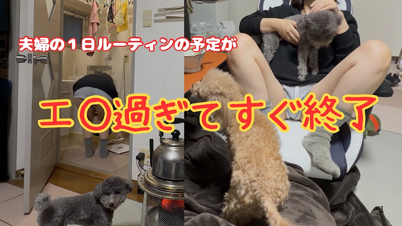 【リアル】1日ルーティンを撮影予定がエ◯過ぎて即リタイア