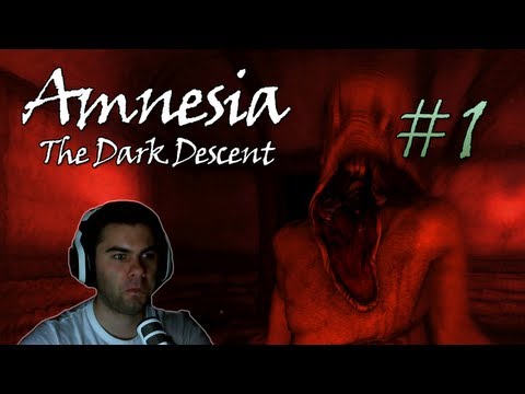 Amnesia: The Dark Descent - E01 - SCARED! (Face Cam)
