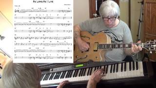 As long As I Live - Jazz guitar &amp; piano cover ( Harold Arlen ) Yvan Jacques
