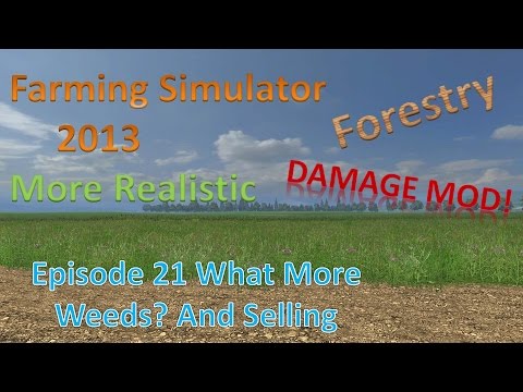 Farming Sim 2013 Forestry and MR E21 - WHAT!  More Weeds!