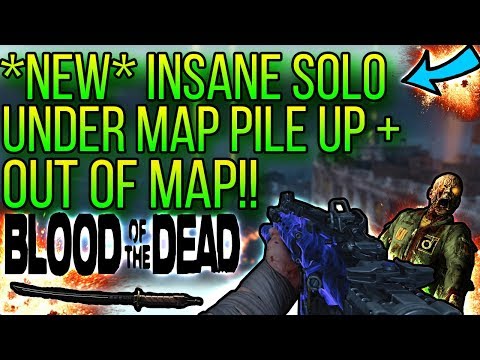 *NEW* SOLO UNDER MAP WALLBREACH + FULLY OUT OF MAP GLITCH ON BLOOD OF THE DEAD!!(BO4 GLITCHES)