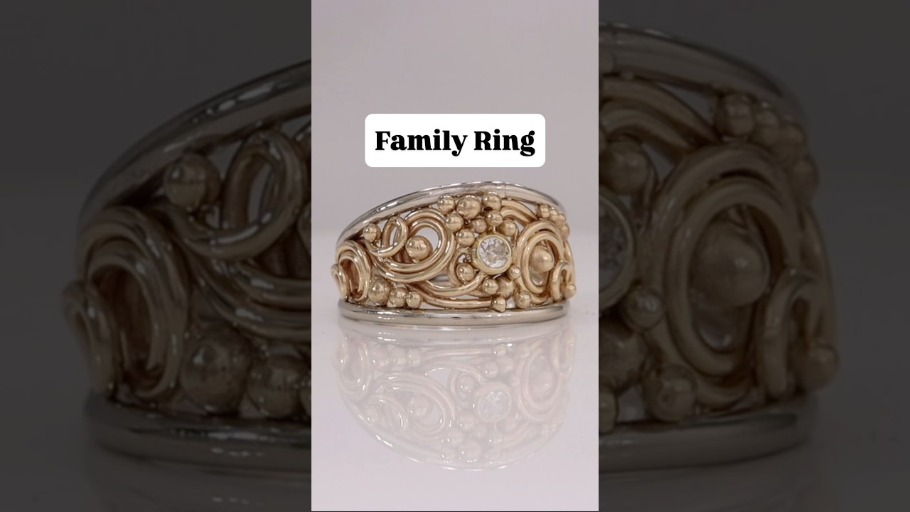 This week’s spotlight: a beautiful family ring #diamond #whitegold #jewelry