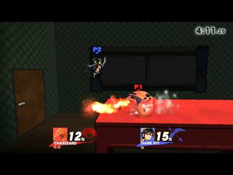 SSB 4 WiiU Charizard vs Dark Pit