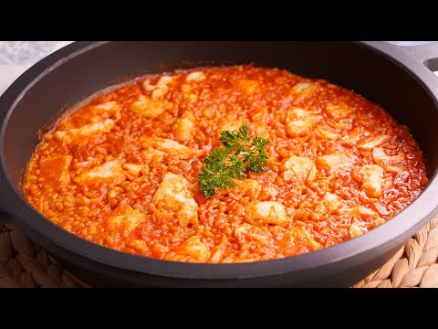 Arroz con Bacalao fácil, rápido y delicioso