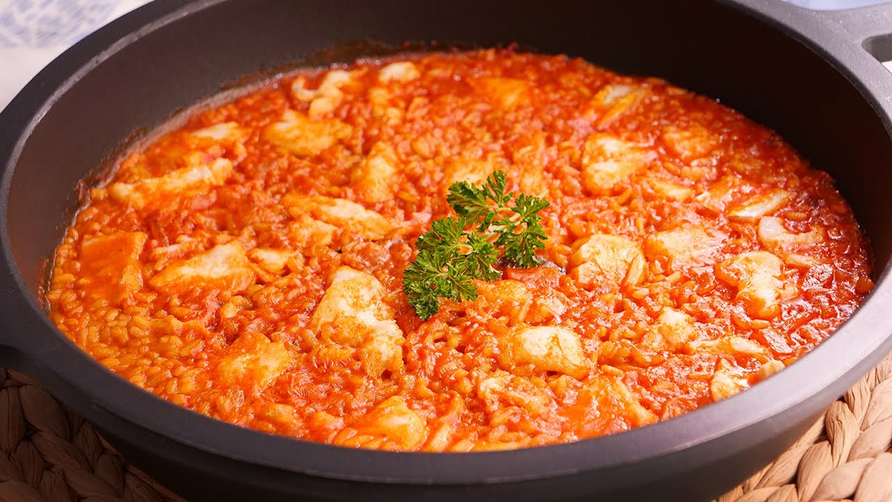 Arroz con Bacalao fácil, rápido y delicioso