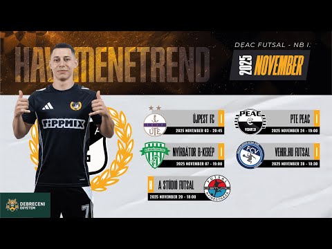 2025.11.20. DEAC-A Stúdió Futsal Nyíregyháza /NB I. 13.forduló/