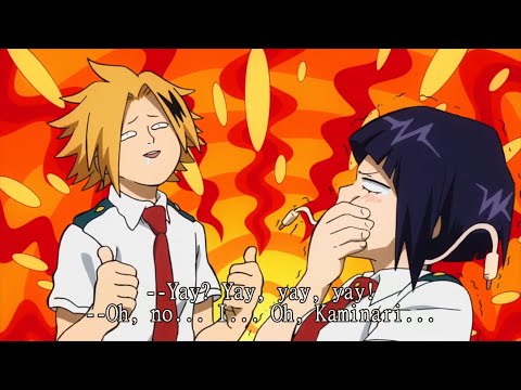 Bakugou turn Kaminari into Yay mode - Boku no hero academia [Funny moment].