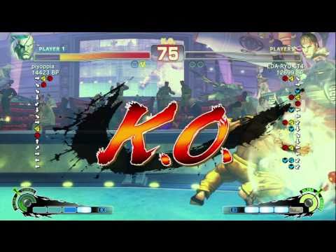 AFG [Sagat] vs EDA RYU ST4 [Ryu] SSF4 Japanese Online Ranked Matches - TRUE-HD