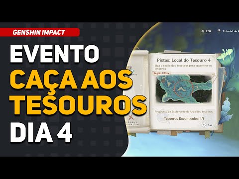 EVENTO: CAÇA AOS TESOUROS - DIA 4 | GENSHIN IMPACT