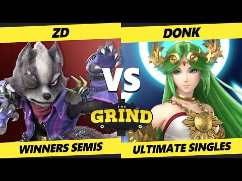 The Grind 202 Winners Semis - ZD (Wolf) Vs. Donk (Palutena) Smash Ultimate - SSBU