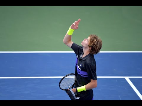 Stefanos Tsitsipas vs. Andrey Rublev | US Open 2019 R1 Highlights