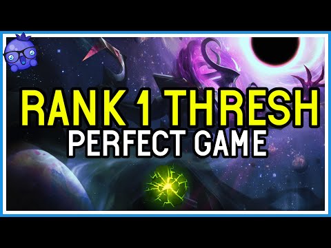 RANK 1 THRESH WITH PERFECT GAME IN HIGH ELO - League of Legends