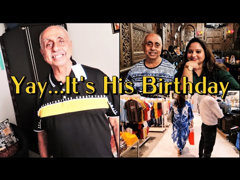How did we celebrate my dad's birthday | Dad's Birthday Video