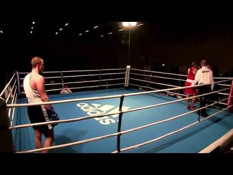 Jafar Mukri vs Rocco Wadell + Albin Albinsson vs Henrik Palosaari - kvartfinal SM boxning 2014