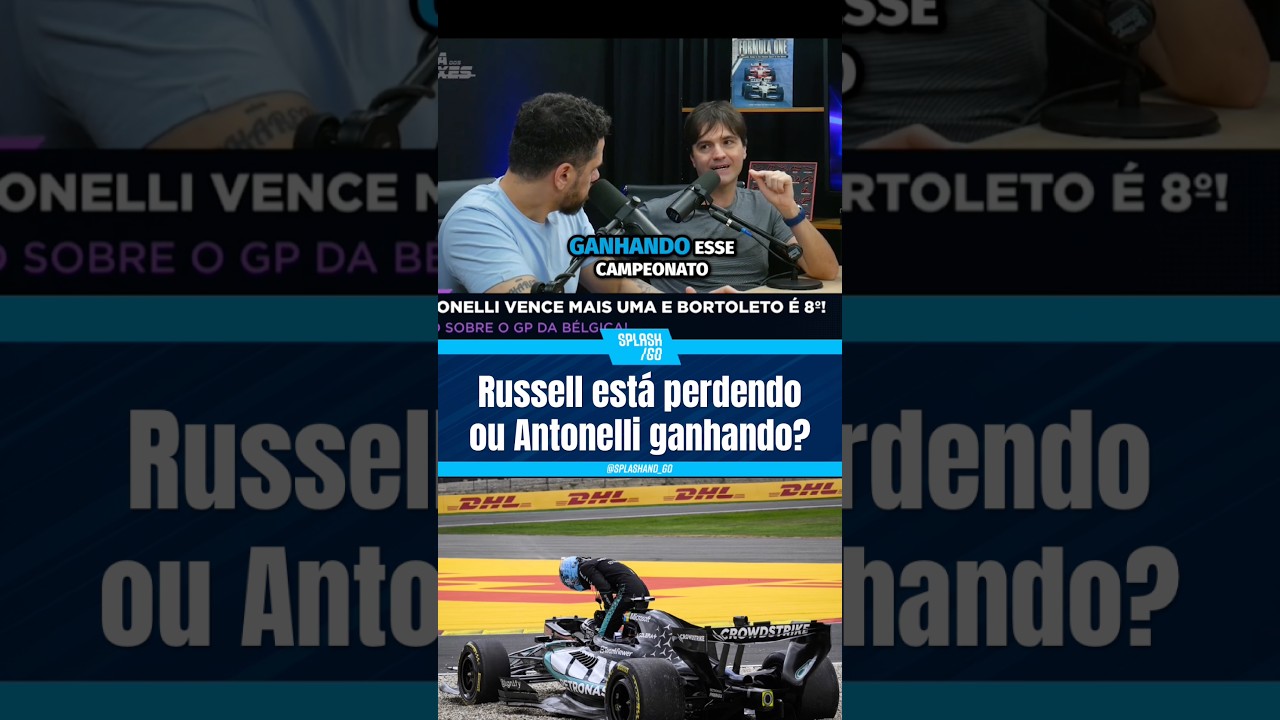 DERRETENDO: George Russell Está "Caindo" Como o Perez Fazia na Red Bull #F1 #formula1 #shorts