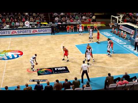 NBA Live 09 - USA vs Spain Epic Game