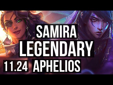 SAMIRA & Nautilus vs APHELIOS & Alistar (ADC) | Quadra, 68% winrate | KR Challenger | 11.24