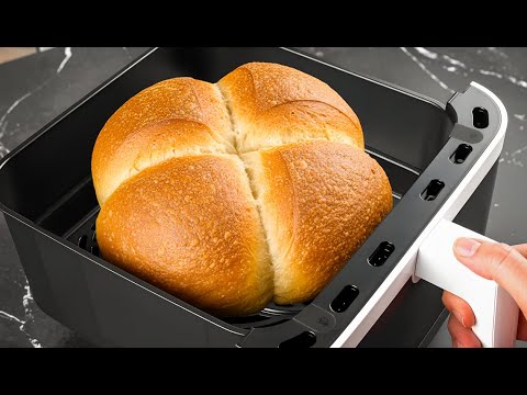 I don't buy bread anymore! The new perfect recipe for quick bread in air fryer!