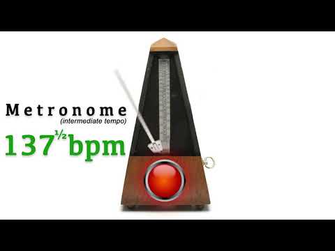 Metronome 137.5 bpm 🎼