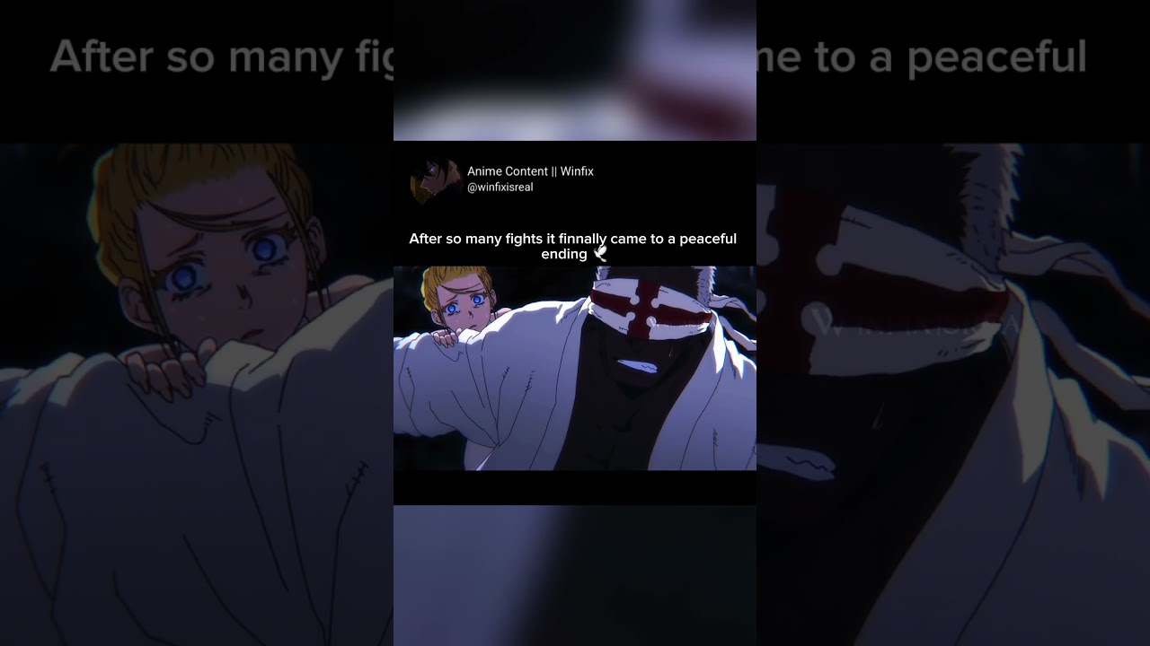 After so many fights it finnally came to a peaceful ending