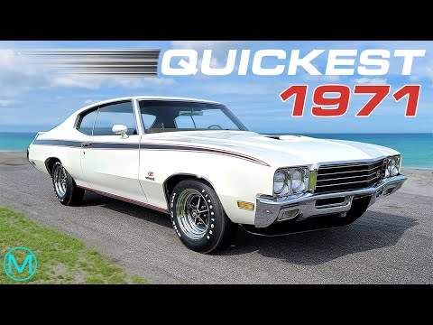 10 QUICKEST Muscle Cars of 1971: What They Cost Then vs. Now