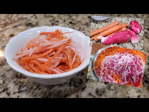 Radish Pickle | Vietnamese pickled carrots and radish