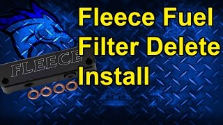 Fleece Performance Fuel Filter Delete Install: 4th Gen Dodge Cummins