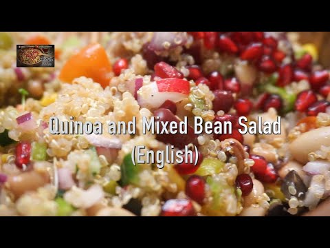 Super Healthy Quinoa & Mixed Bean Salad (English) #quinoa #vegan #food #glutenfree #salad #foodie
