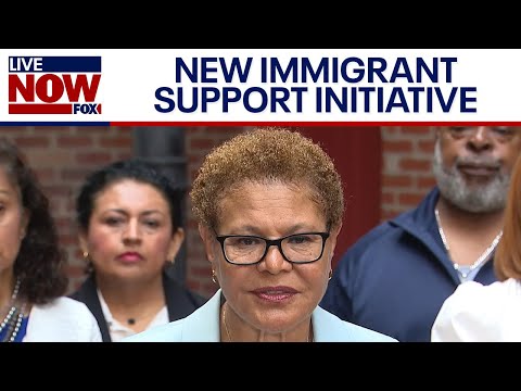 Video | Los Angeles Mayor Karen Bass announces new immigrant support initiative | LiveNOW from FOX