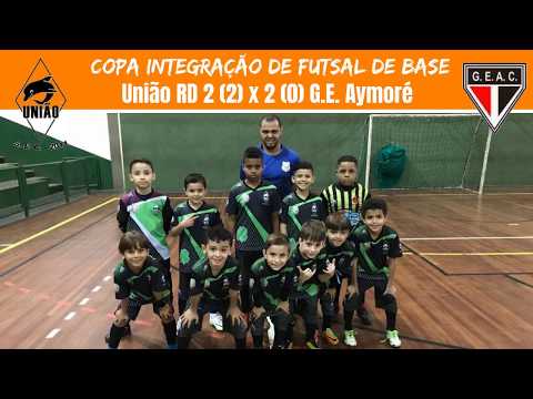 União RD 2 (2) x 2 (0) G.E. Aymoré - Copa Integração de Futsal de Base Sub-8