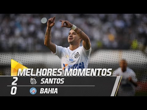 Santos 2 x 0 Bahia | MELHORES MOMENTOS | Brasileirão (25/08/18)