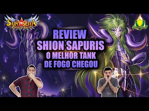 CHEGOU pra SER META entre TANKS! REVIEW COMPLETA do SHION de SAPURIS! Saint Seiya Lendas da Justiça
