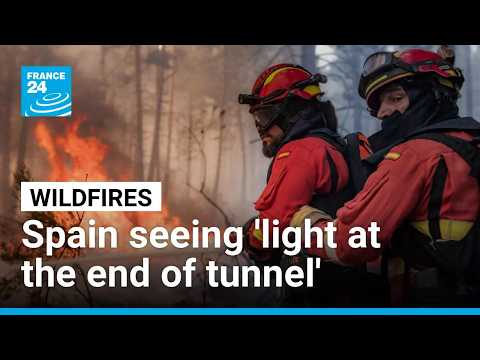 Spain is seeing 'the light at the end of the tunnel' in its fight against fires