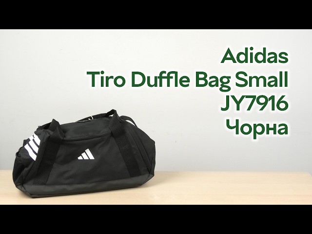 Vídeo relacionado con adidas Unisex Adulto Tiro Duffle Bag Large Duffel Bag, Black/White, One Size