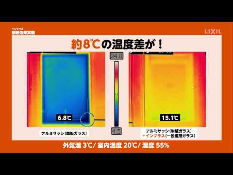 LIXIL インプラス断熱効果実験