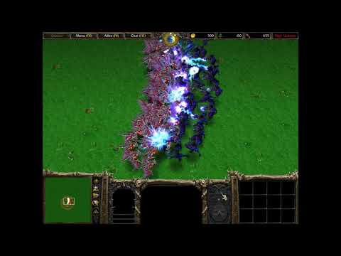 100 Frost Wyrm Vs 100 Chimaera (100 vs 100 Footage) (Warcraft 3)