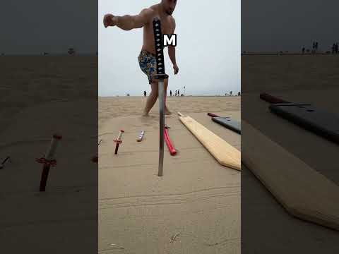 Is It Hard To Bury a Sword In The Sand?