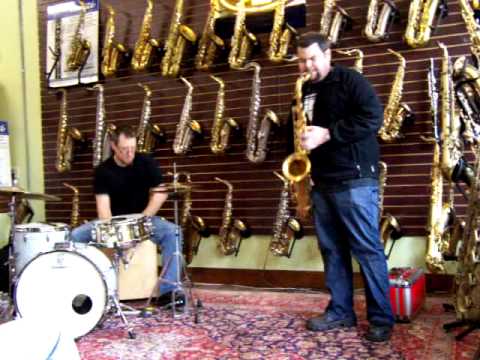 Frank Catalano at Saxquest Oct 3 09 with John Sparrow Part 1 of 3
