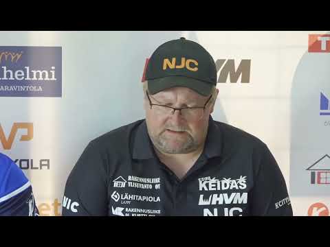 Simon Kiri vs Alajärven Ankkurit, 23.7.2022, lehdistötilaisuus