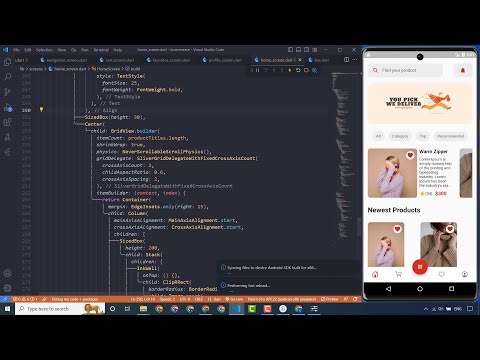 Home Screen UI Design in Flutter Ep. 7 - Ecommerce Shopping App