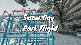 U100 剥きプロ撮影　朝の雪景色