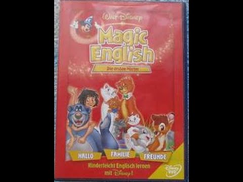 Hauptmenü von DVD "Disney's Magic English - Die Ersten Wörter"