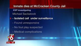 KSP Post 1 investigates death of McCracken County inmate