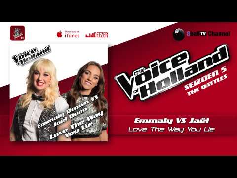 Emmaly vs Jaël - Love The Way You Lie (The voice of Holland 2014 The Battles Audio)