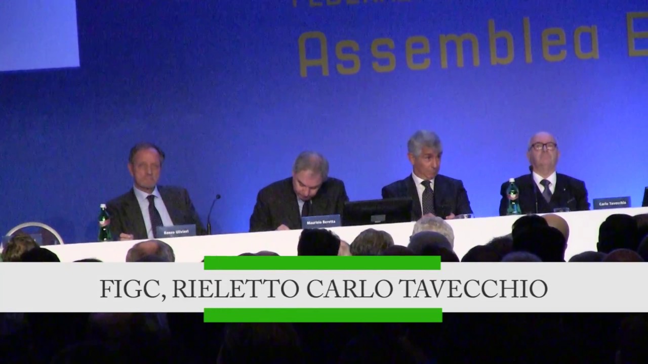 Figc, rieletto Carlo Tavecchio