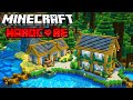 Surviving 100 Days In The FOREST In Minecraft