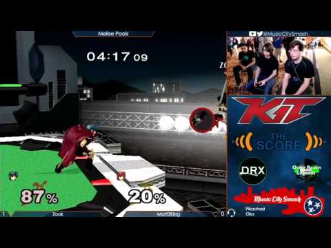 KIT2016 - Matt2King (Red) vs Zook (Black) - Melee Pools