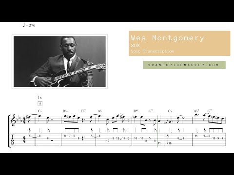 Wes Montgomery - SOS ( Solo Transcription )