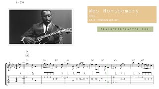 Wes Montgomery - SOS ( Solo Transcription )